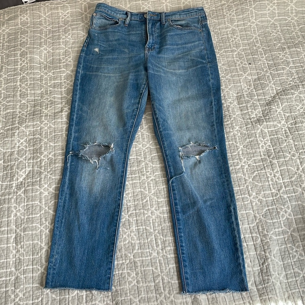 Madewell High Rise Slim Boyjean Size 28